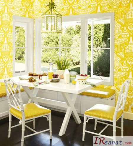 بهترین رنگ ها در دکوراسیون,تاثیر رنگ زرد در دکوراسیون خانه