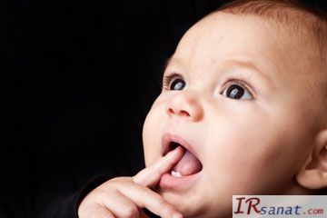 علایم در آوردن دندان,دندان درآوردن کودک و تب
