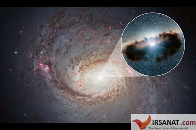 اخبار , اخبار علمی,کشف کهکشانی عجیب,کهکشانی عجیب با دو سیاه‌چاله