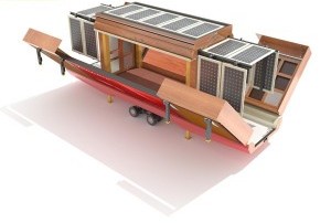 خانه تاشوی خورشیدی  قابل حمل